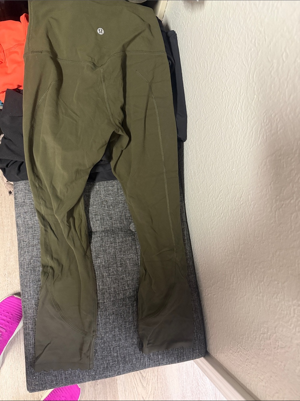 lululemon athletica Olive Green Full-Length Leggings